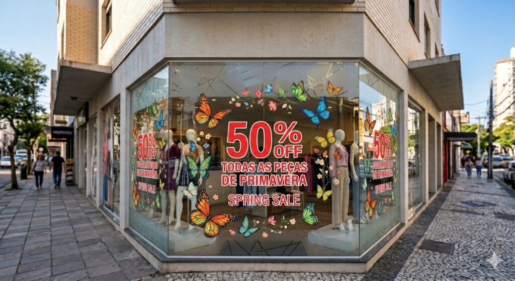 Adesivo para Vitrine